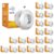 wipro Garnet 2W LED Integrated Spotlight | Warm White Light (2700K) | Compact Design for Cabinets & Wardrobes | Pack of 20