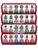 Trivik 24 Pcs Jhumka Earrings Set for Women Girls, 12 Pair Random Designs Gold Colour Jewellery Gift Box (Slver 12 pair)